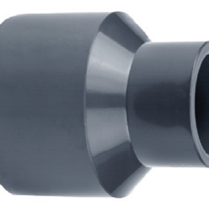 PVC druk Inzetstuk 50/63mm lijm x 1½” (48,3mm) lijm Metrisch x Imperial